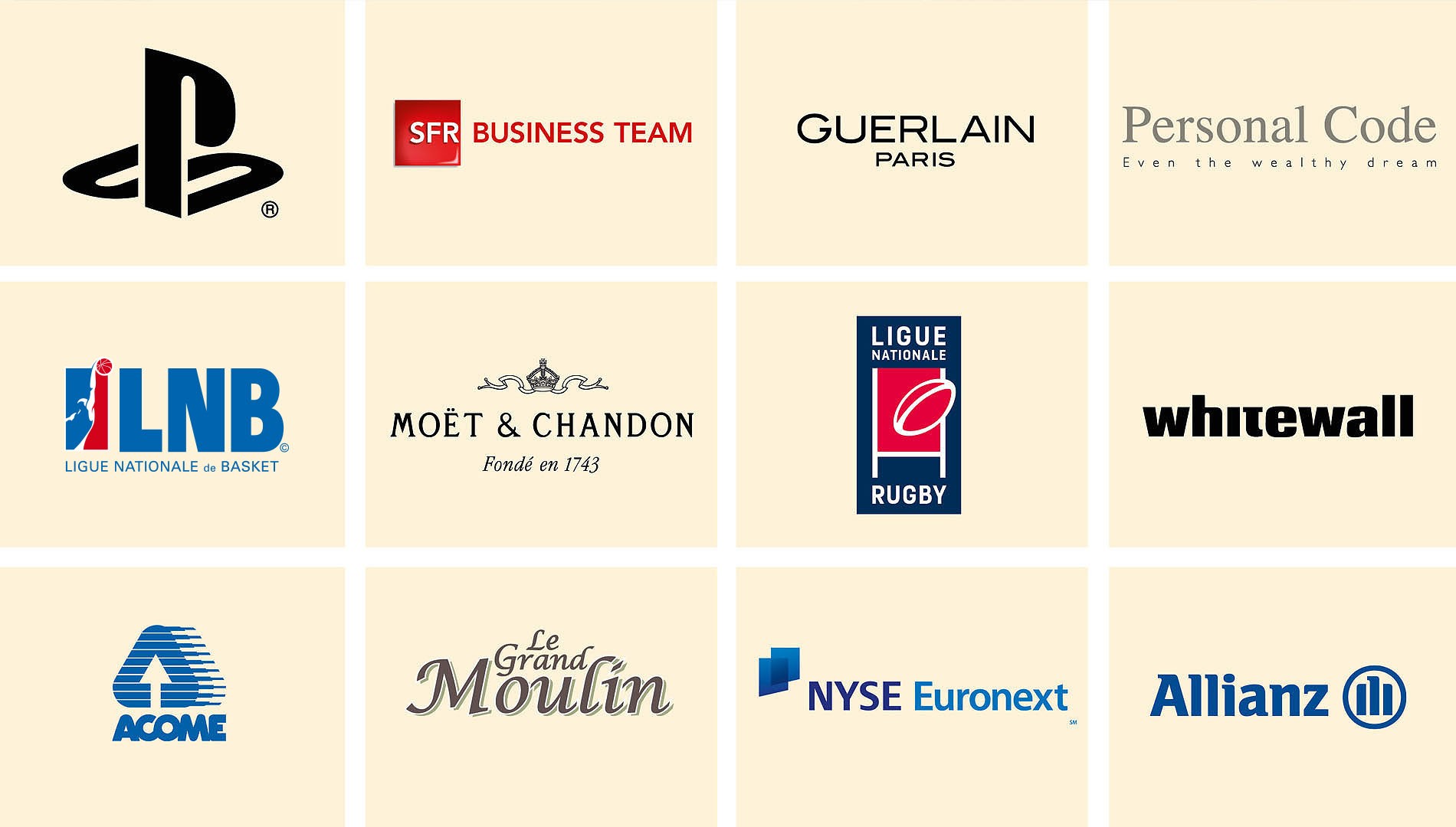 Mosaïque de clients