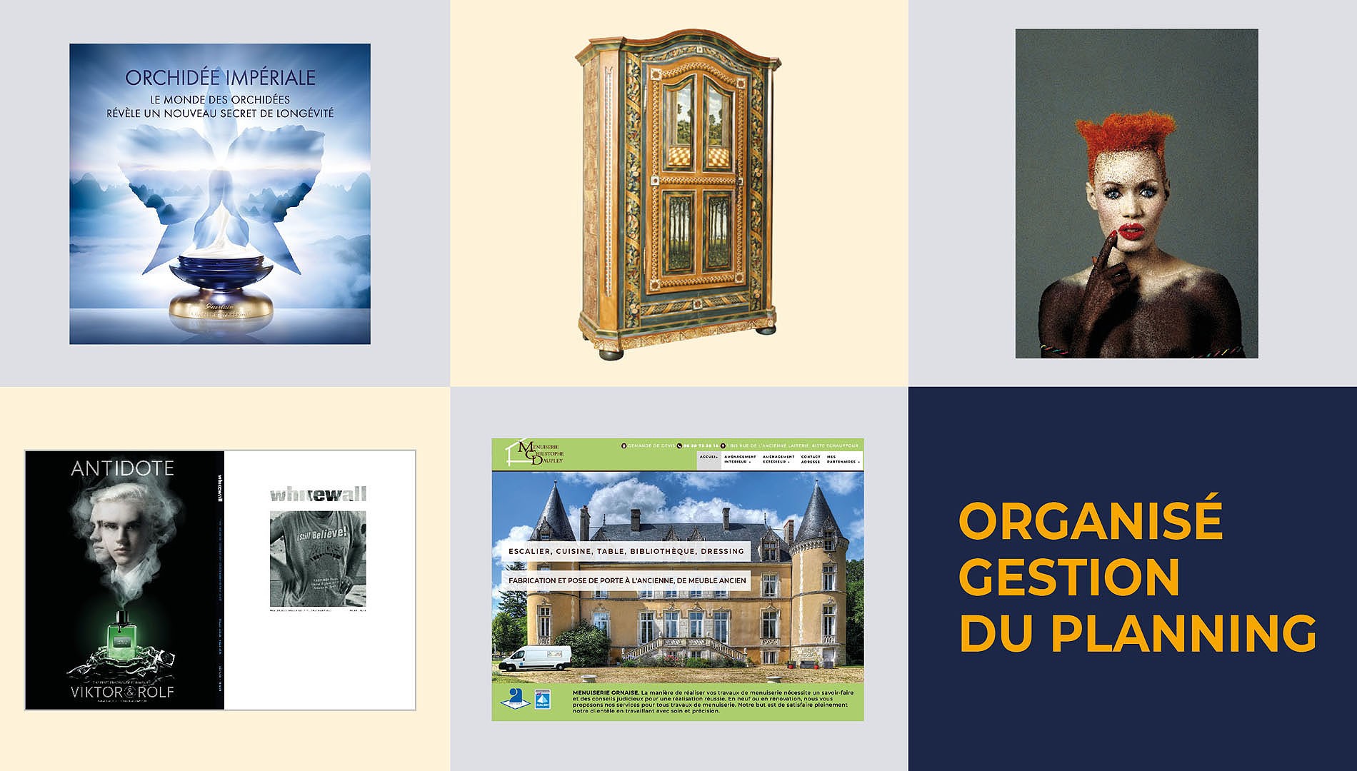 Mosaïque de clients